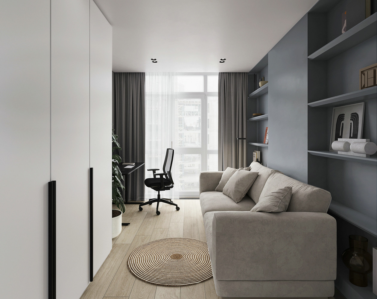 现代简约平层设计典范 · 洛杉矶“星光大道”公寓丨美国洛杉矶-10