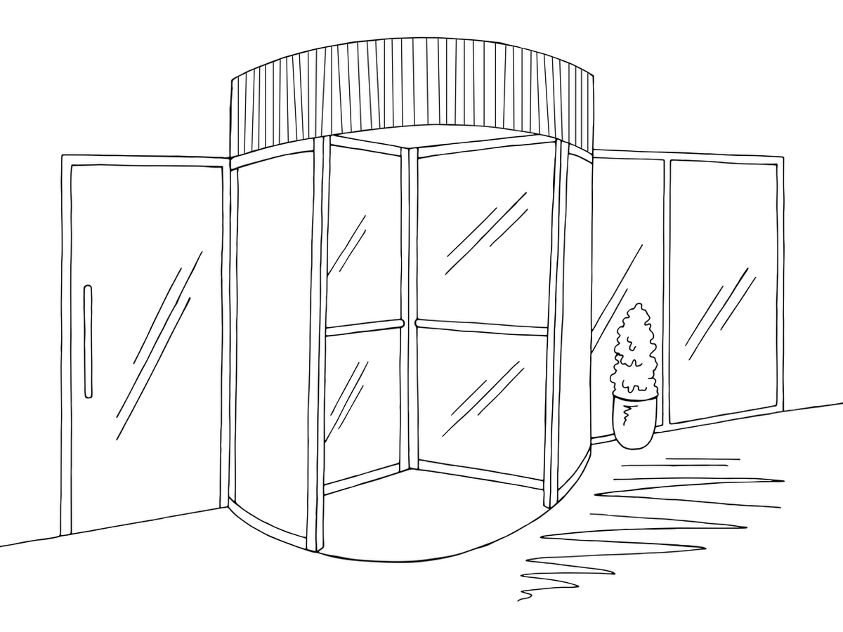 Revolving Doors: An Engineering Marvel for Efficient Design-1