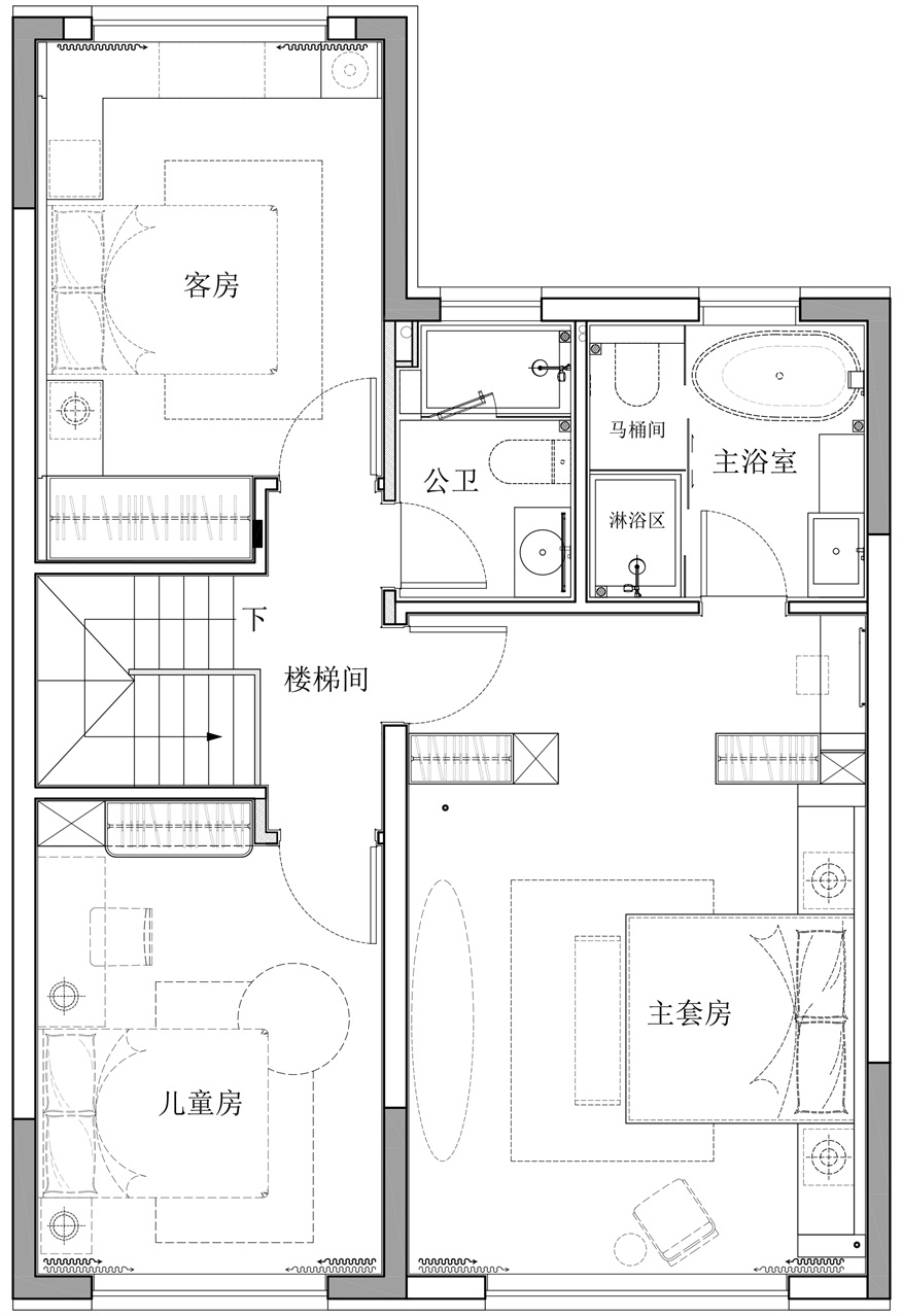 五矿铂海樾府样板间D 户型丨中国营口丨FANST 泛思特设计-37