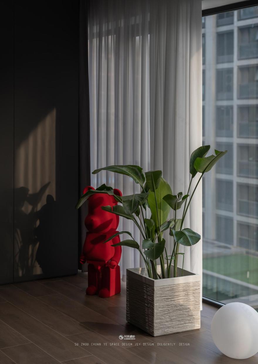 暗黑系精装房 · 现代简约的优雅与神秘-29