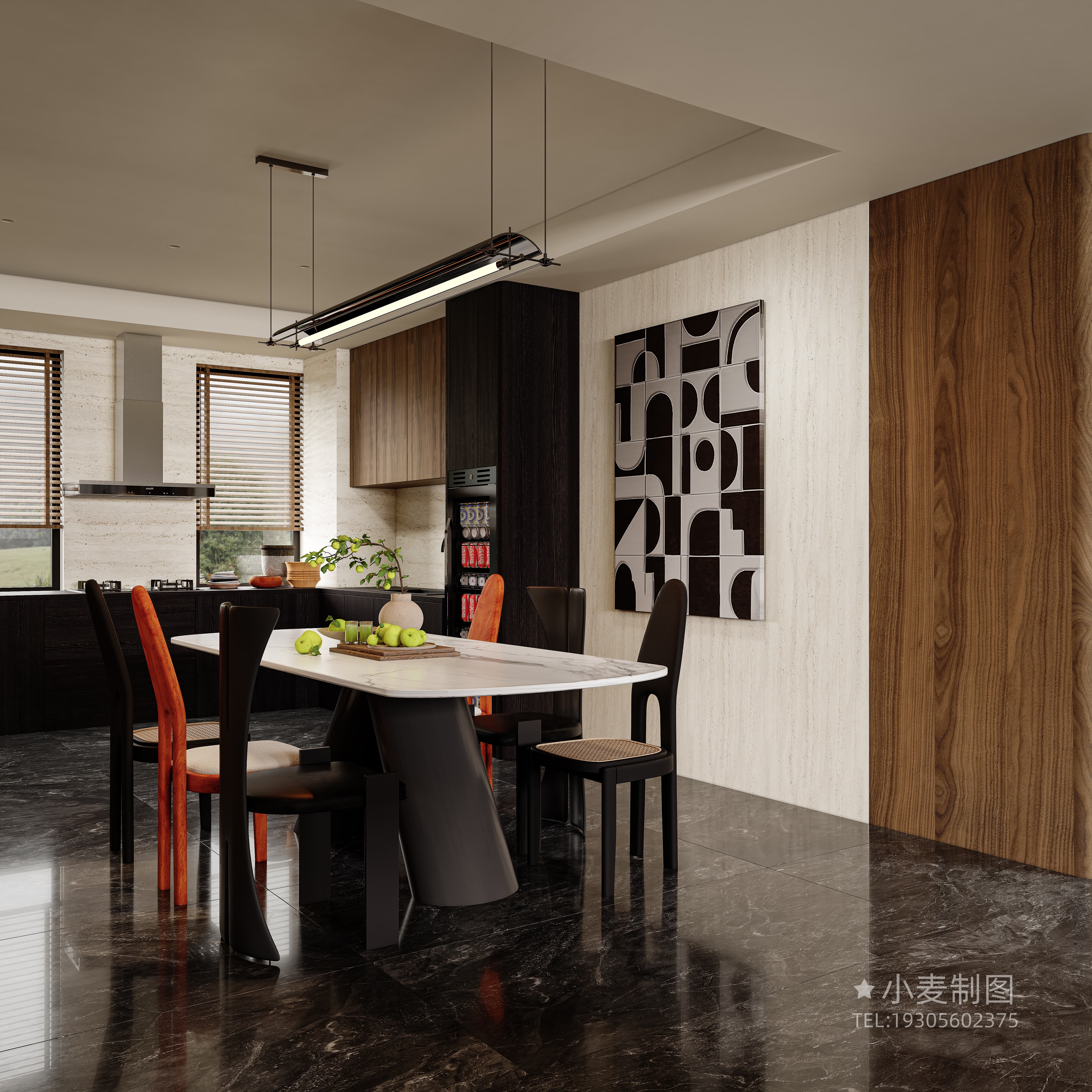 中古风高档别墅效果案例-3