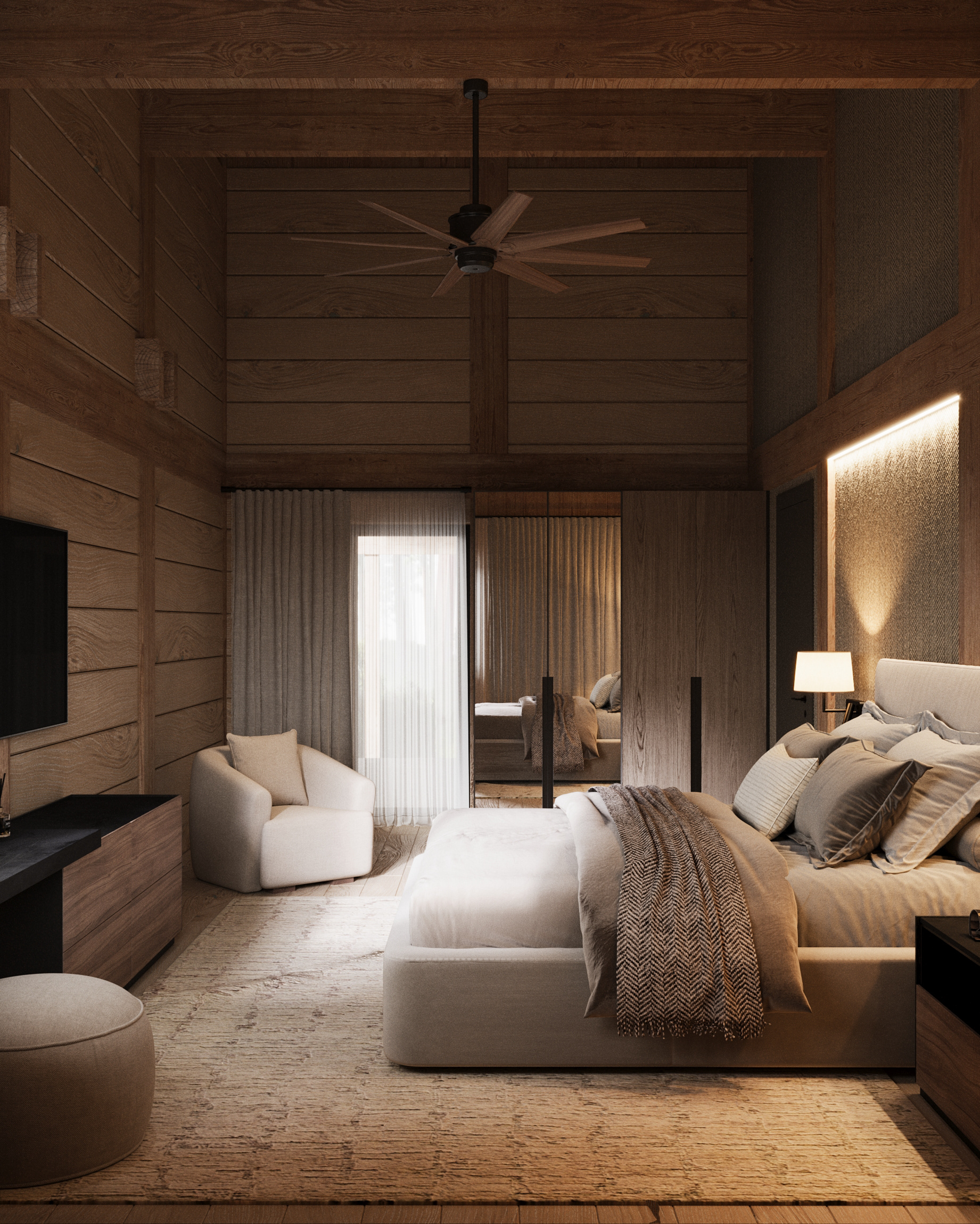 Гостевой дом в стиле шале.-13