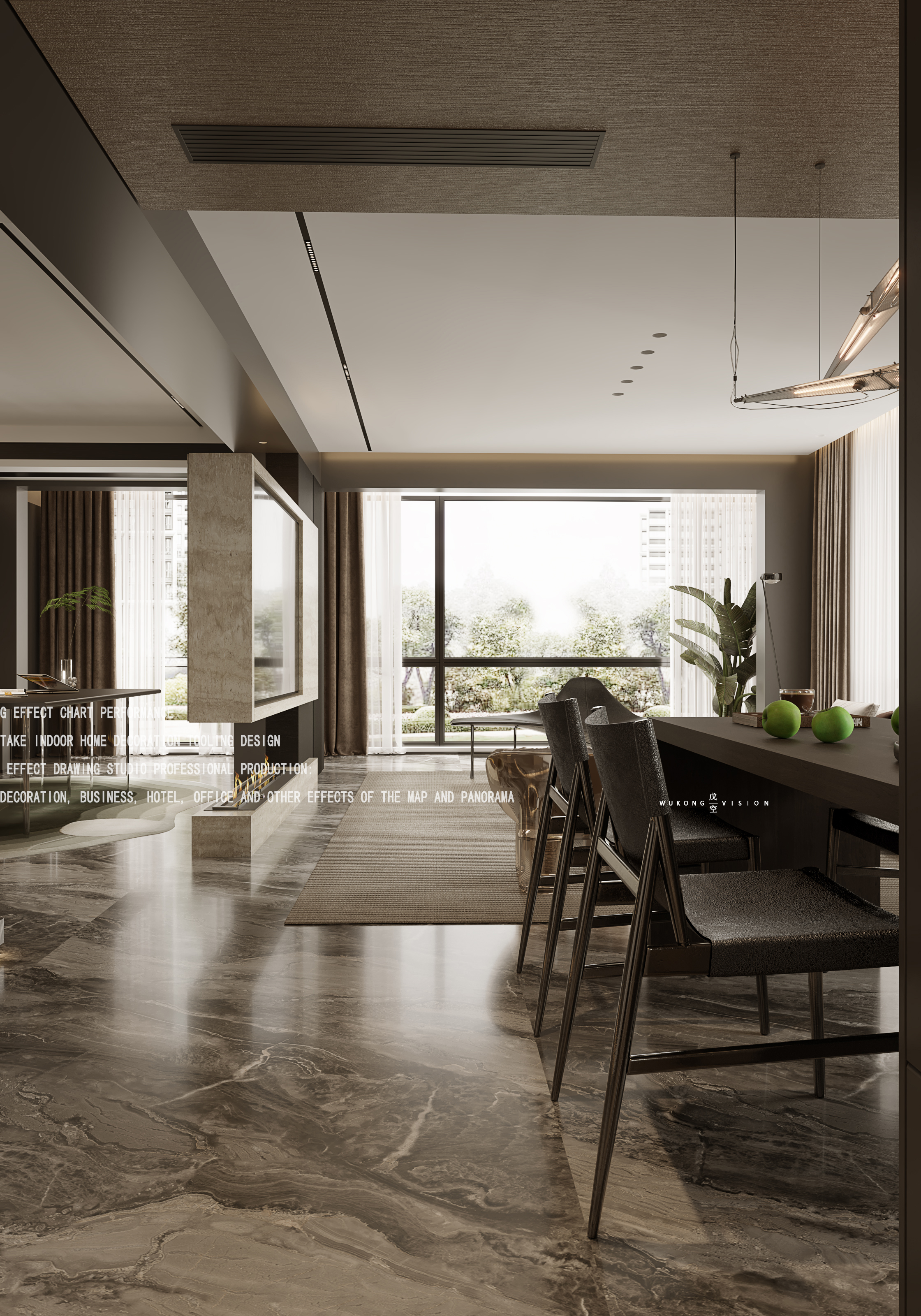 深色系列一戊空效果图表现-3