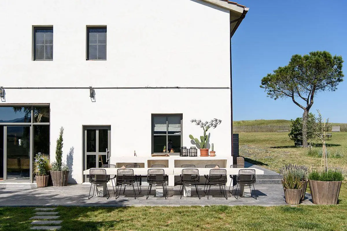 托斯卡纳乡村现代风格老农舍改造-27