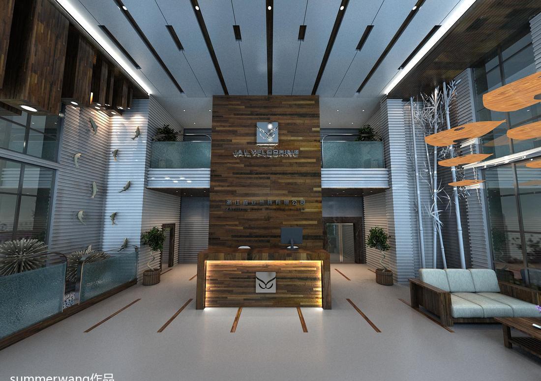 
嘉业地板办公楼展厅项目 -18