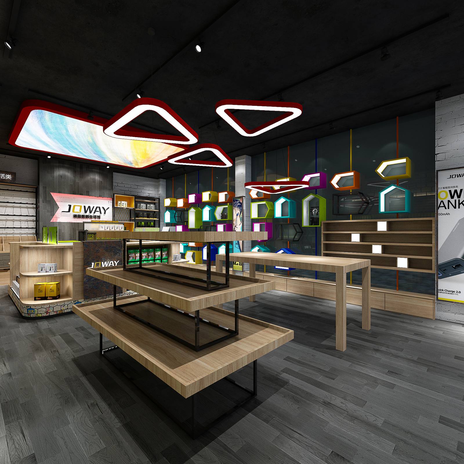 无影空间设计打造乔威石家庄太和大厦临街店-3