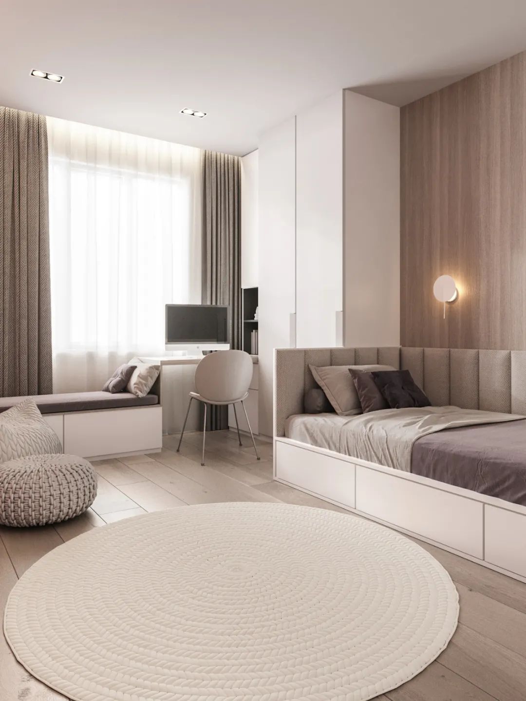 乌克兰现代家居设计展 | 原木、灰色与黑色的和谐空间-81