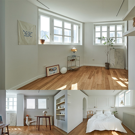 13 坪租赁工作室的极简白色风格设计-1