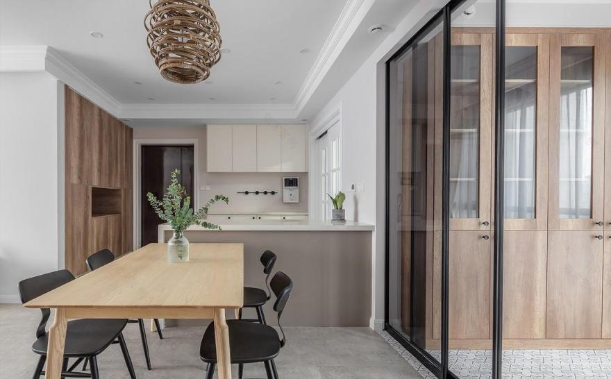 喜屋设计|| 红 | 套二空间魔法变身,定制幸福绿意生活-17