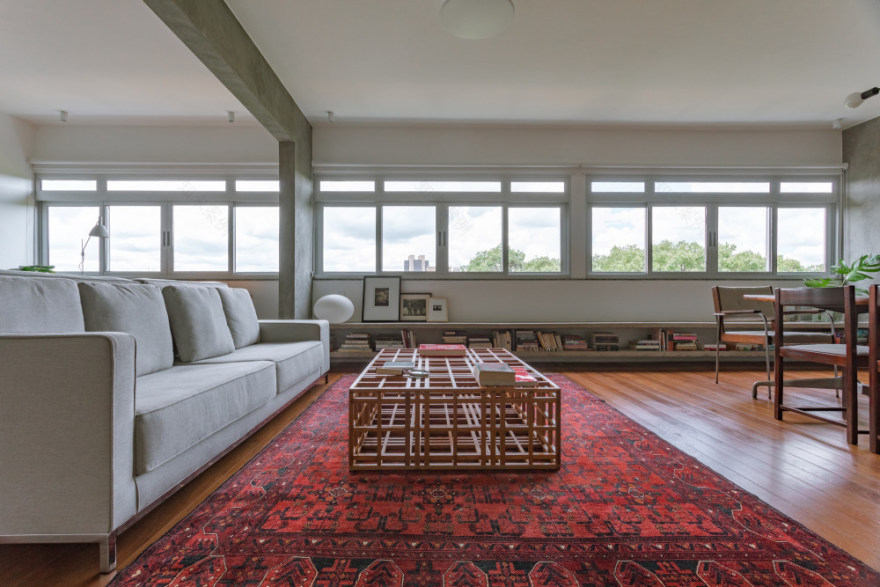 巴西维拉公寓设计 | 拆除墙壁打造开阔视野-27