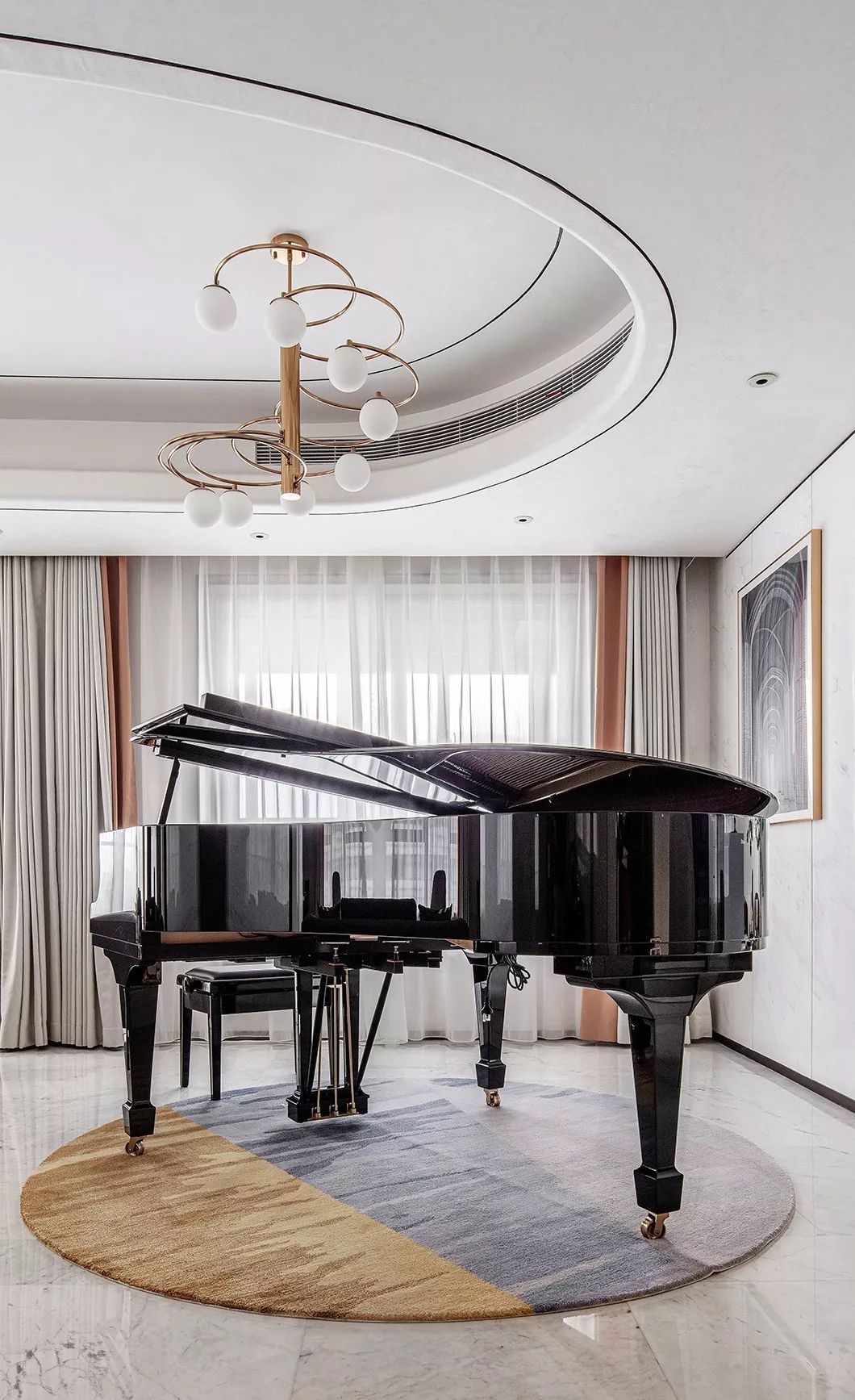上海顶层复式豪宅，融入艺术与音乐的生活空间-23