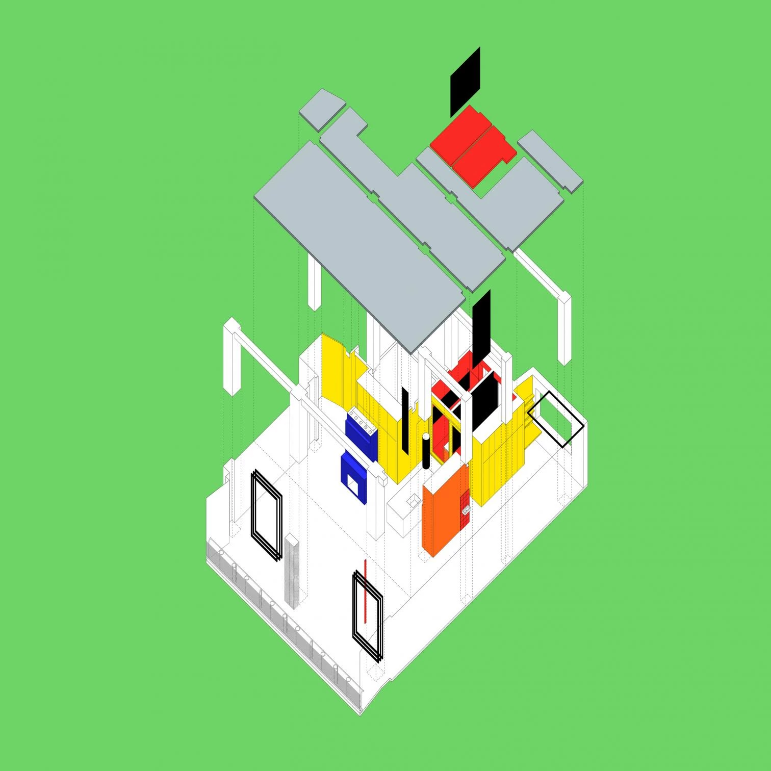 马德里 Loft I 住宅改造丨西班牙马德里-16