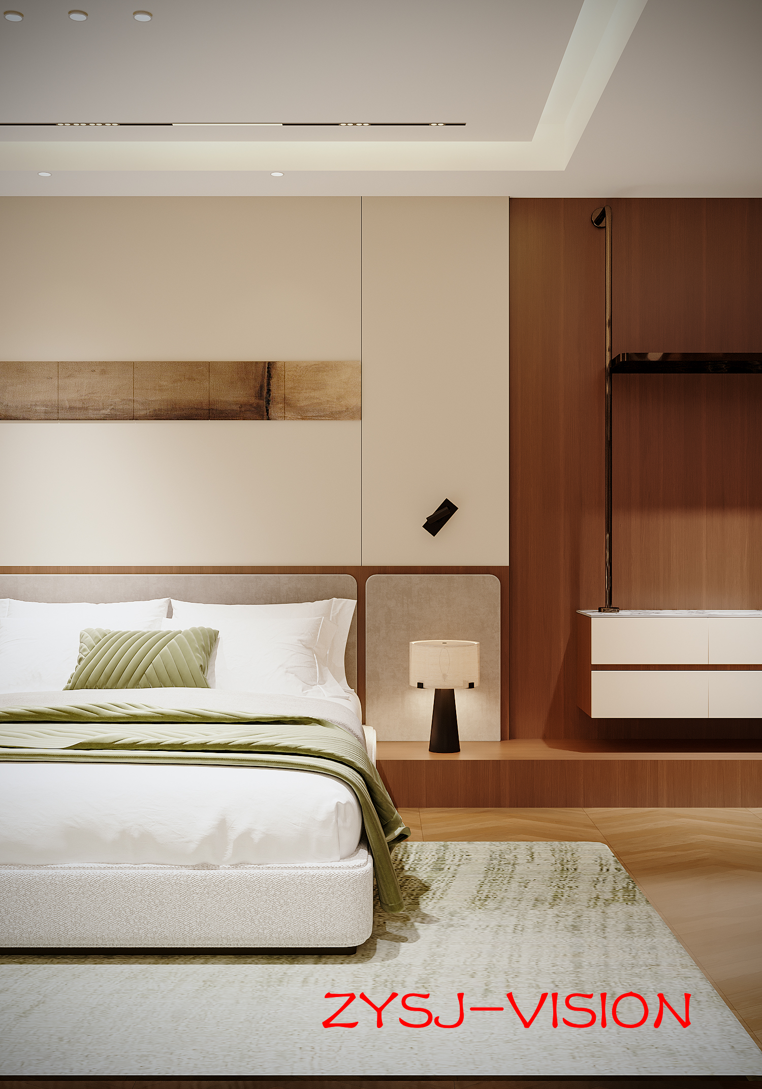 木语温居 · 中古风私宅卧室空间设计丨ZYSJ  VISION-7