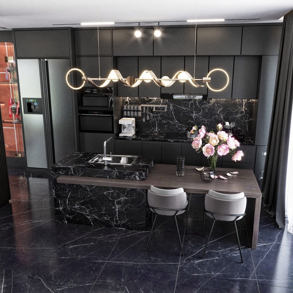 4313 Interior Apartment Scene Sketchup Model-5