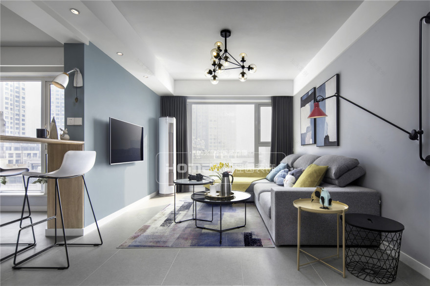 成都翡翠鹭洲 100 平米北欧现代小窝-23