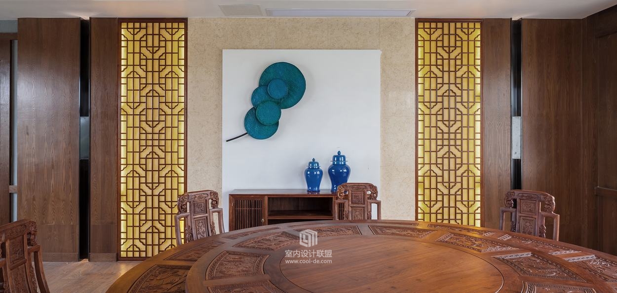 鸿鹄设计：◤吕城◢【丹阳】300㎡新中式-14