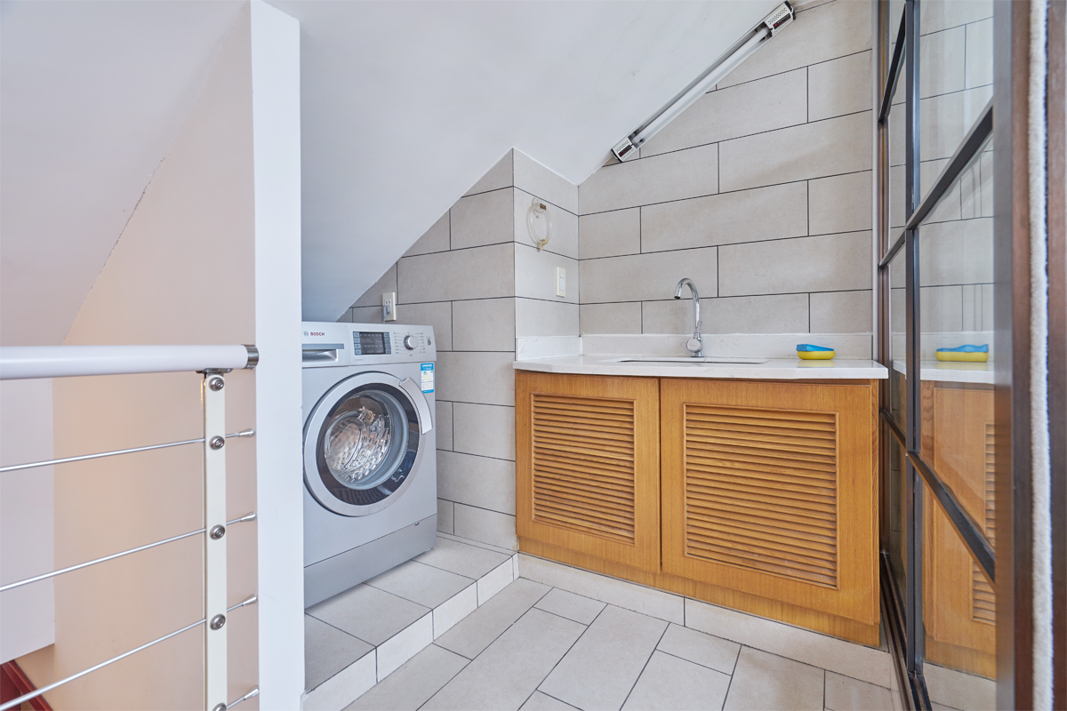 杭州柳浪新苑 70 平混搭风 Loft 软装改造，森系小清新与中国风的完美融合-15