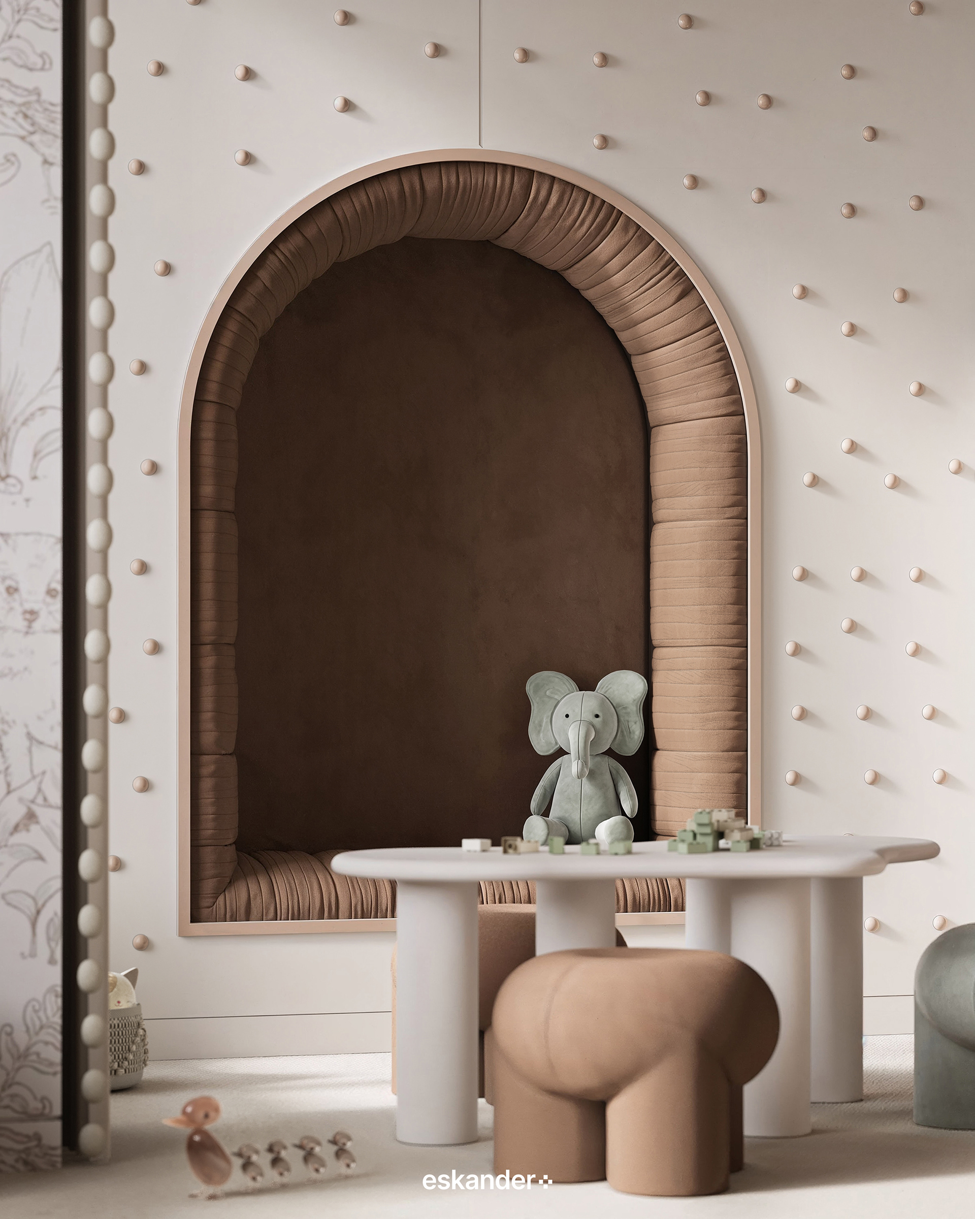 小故事；小童话（注：Tiny有微小、极小的意思，Tale有故事、传说、童话等意思，结合常见表达，小故事或小童话较为合适，这里选择小故事）

小故事丨沙特阿拉伯丨Eskander Plus Studio-9