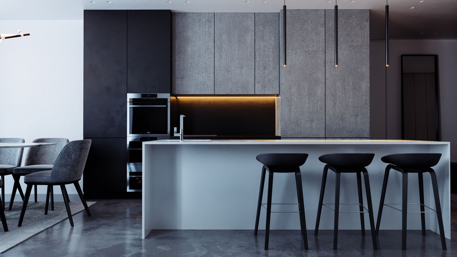 Комфорт сіті · 现代公寓室内设计丨Дизайн  студія Андрія Гординського-4