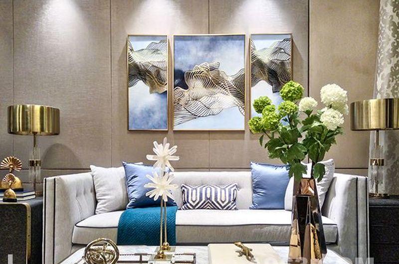 南京中交锦致售楼处 | 轻奢ART DECO风格，打造舒适尊贵空间-13