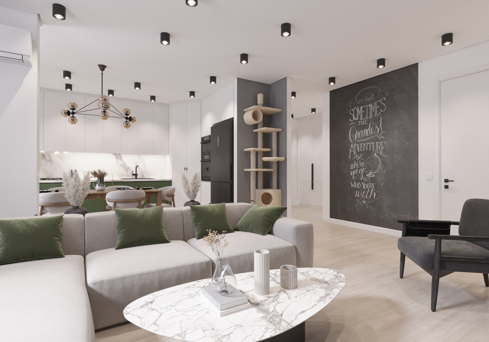 Apartment design 115m2. NRG Mirzo Ulugbek. Taskkent-3