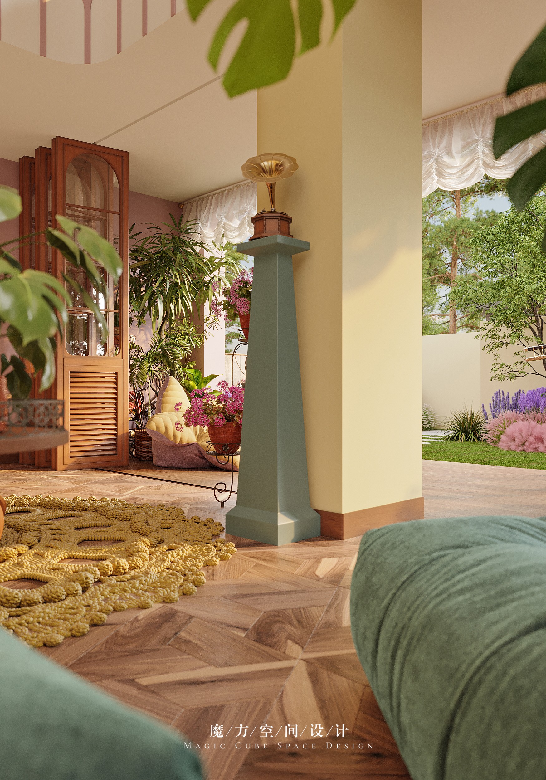 大连•法式复古别墅设计丨中国大连丨魔方空间设计-30