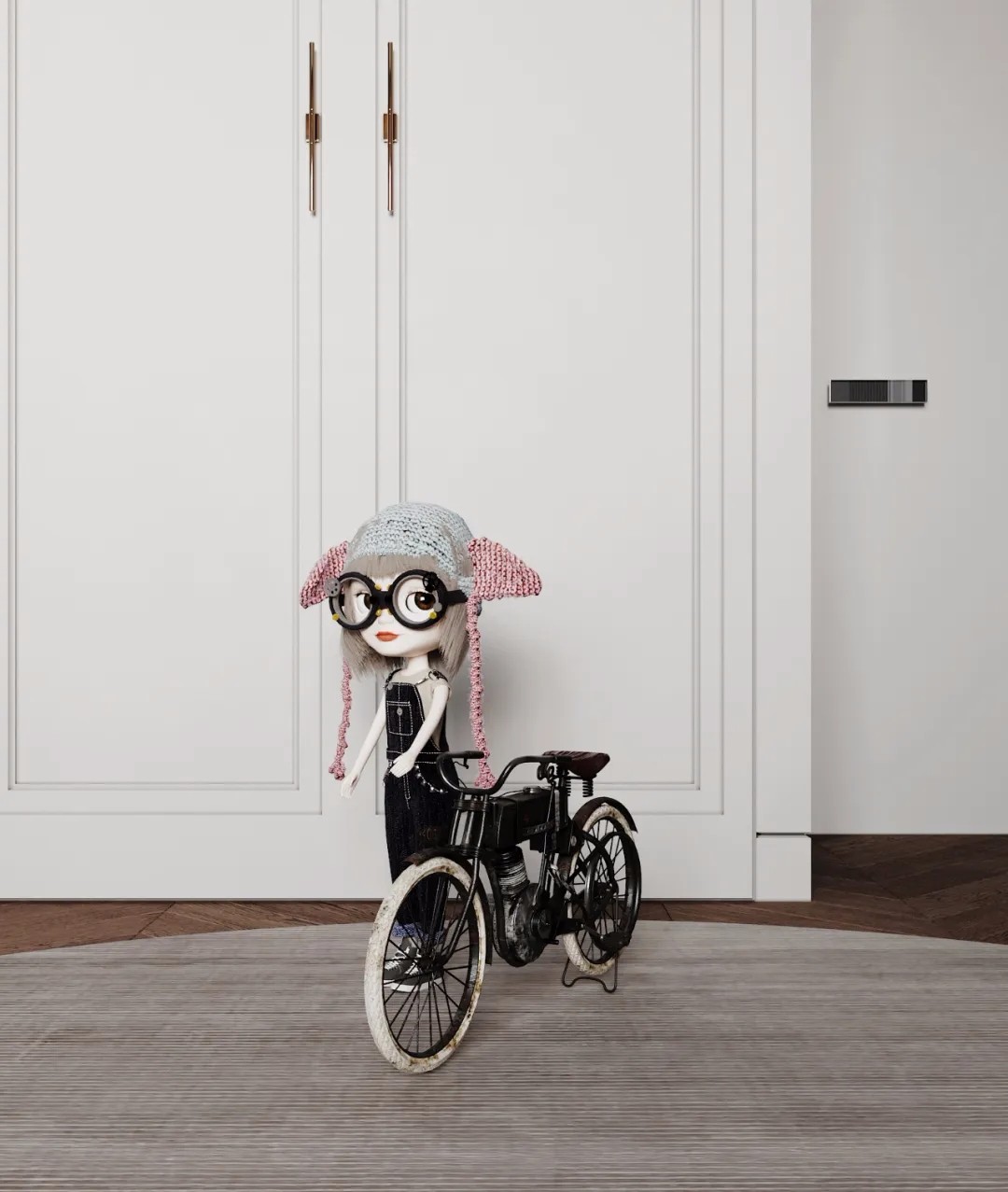 俄罗斯简约风的小公寓-30