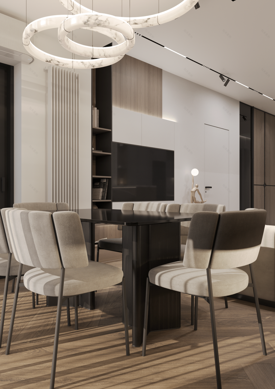 开放式概念起居与厨房空间设计丨亚美尼亚-14