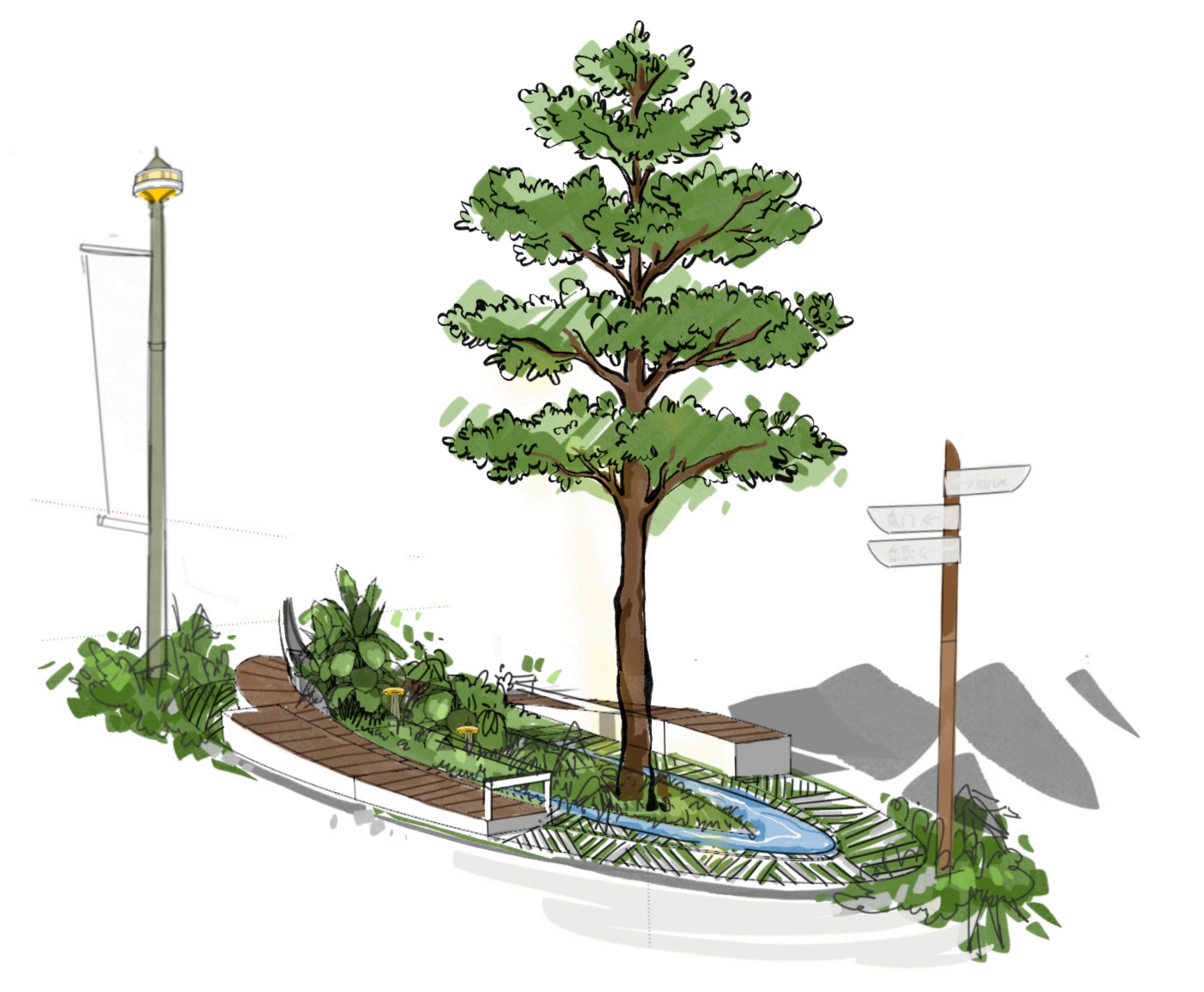 Boundless Jungle Voyage - Creative Outdoor Space Design-12