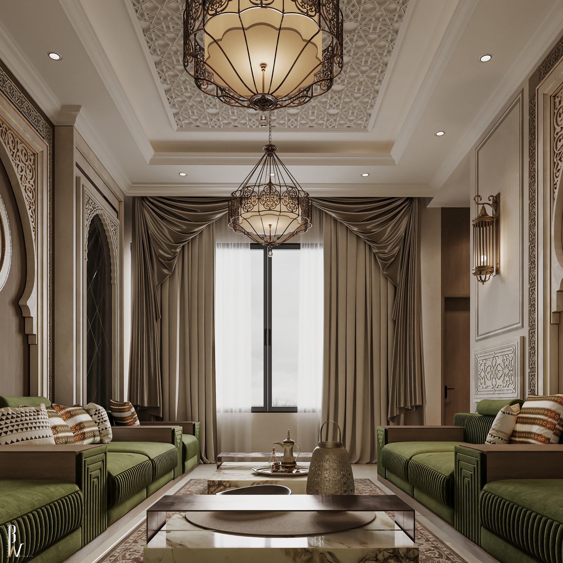 安达卢西亚阿拉伯语议会丨沙特阿拉伯丨Black N White-8