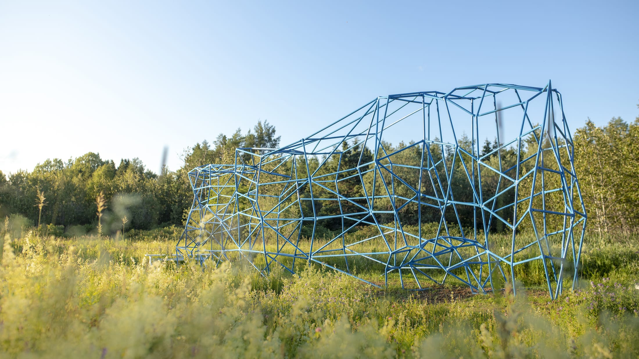 2019 加拿大国际花园节 | 彩色“岩石”结构装置引人入胜-9