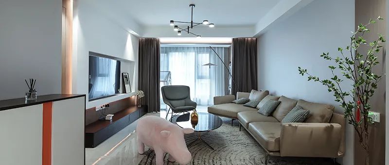 北欧风单身女性住宅丨博艺装饰-63