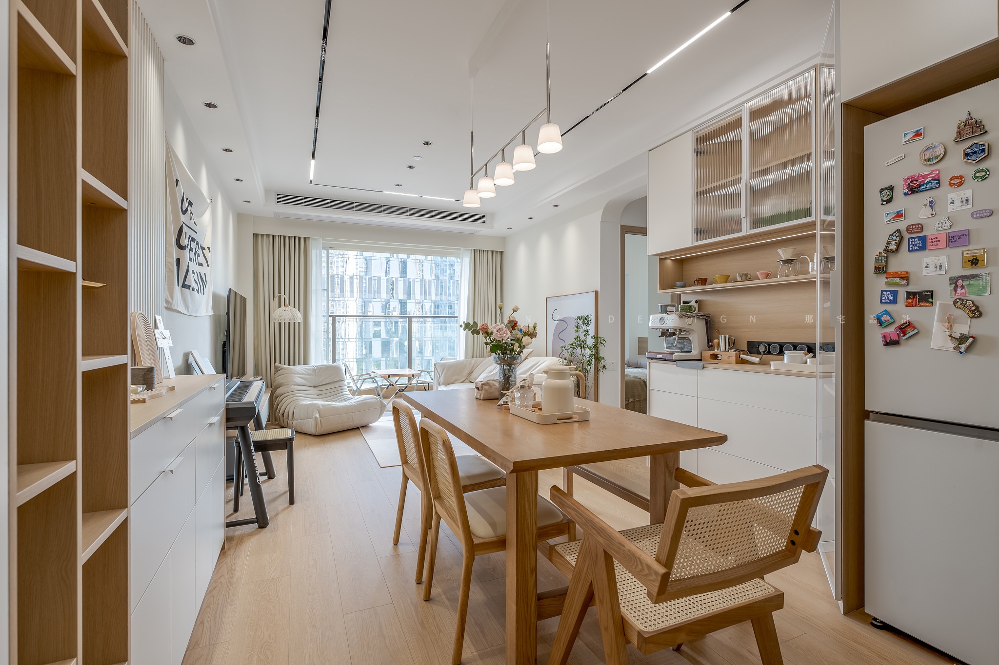 日式原木风家庭空间设计丨中国深圳丨那宅设计事务所-47