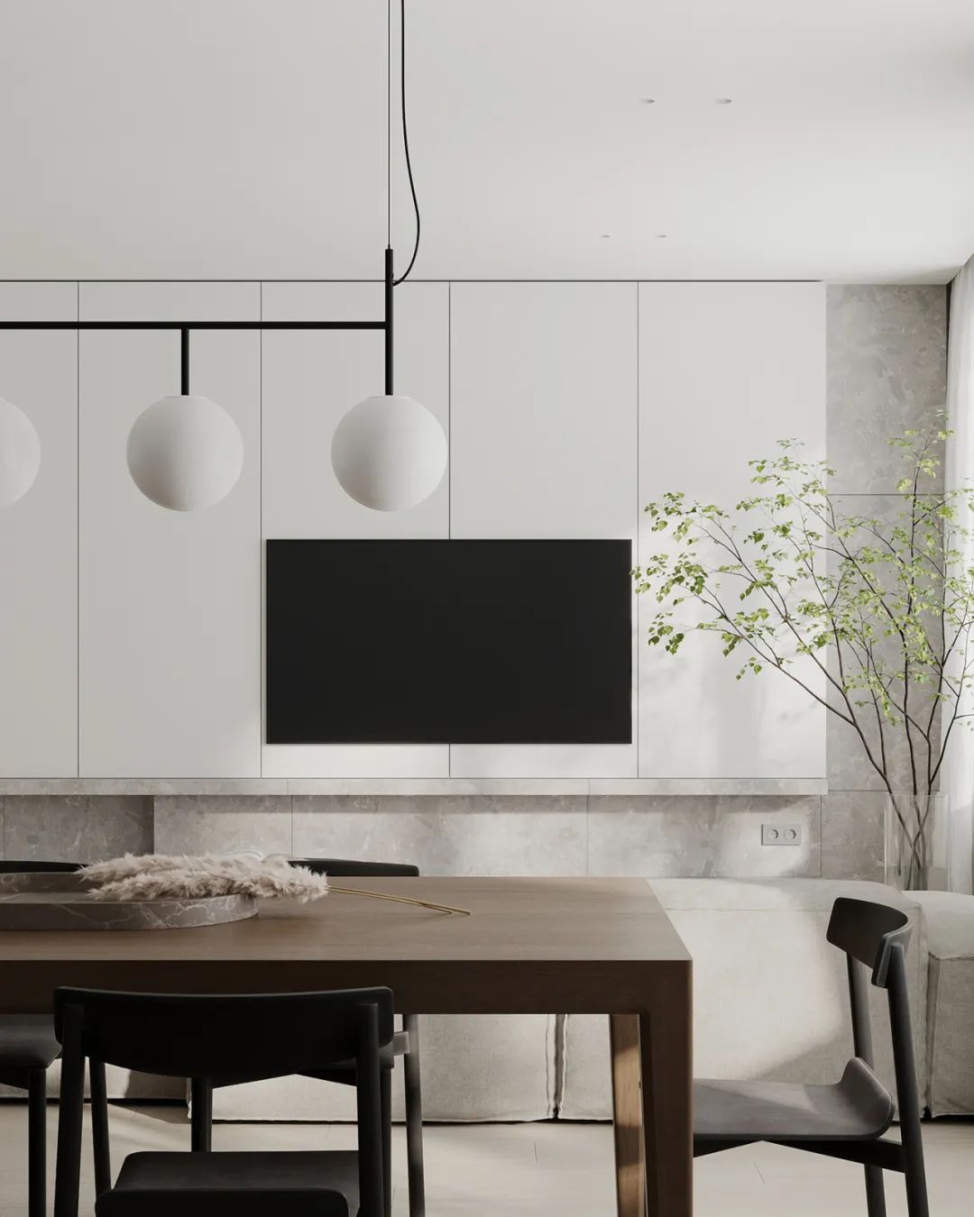 极简自然的 82㎡精致住宅丨Sofia Rubinskaya-5