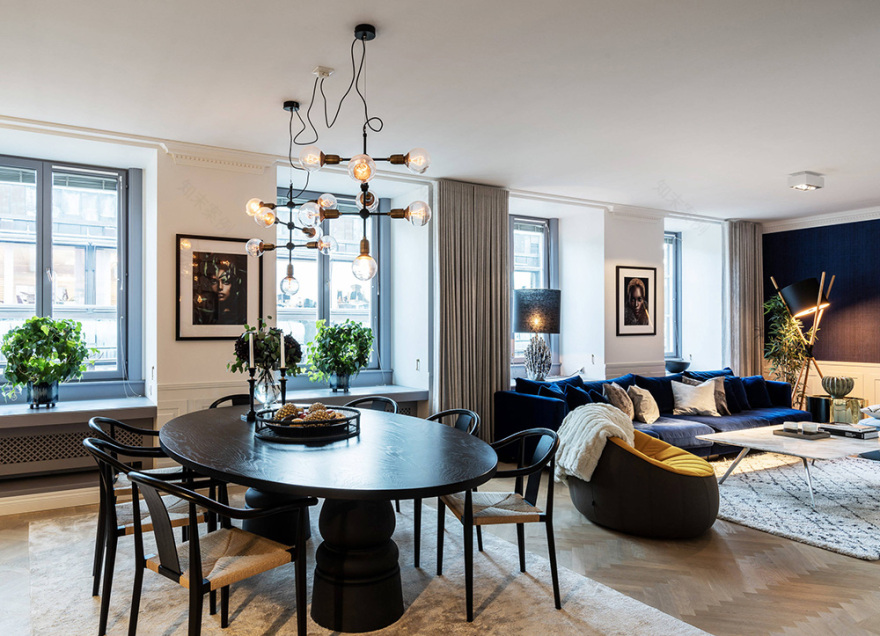 斯德哥尔摩温馨北欧公寓设计-2