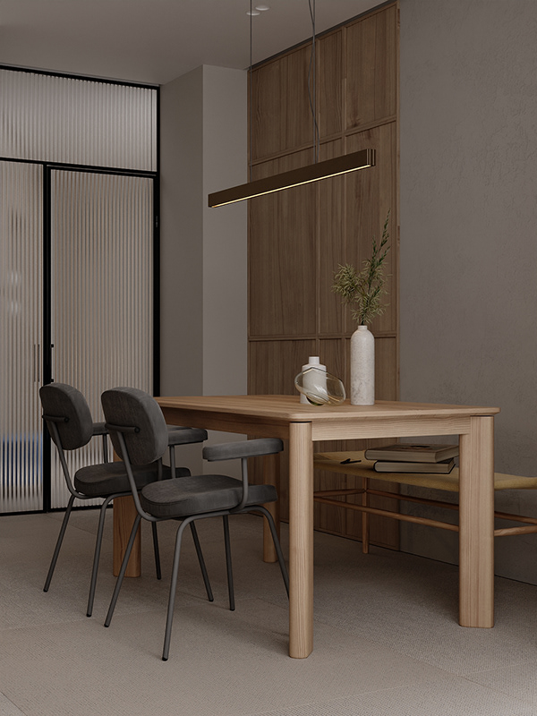 96.61㎡简约风公寓设计 回归家的质朴与纯粹            
            -22