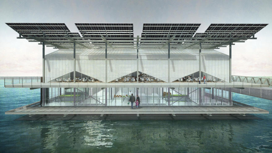 金匠设计都市漂浮鸡场 创新垂直农业模式-4