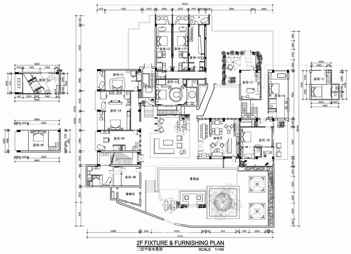 力设计--溪中溪度假酒店-33