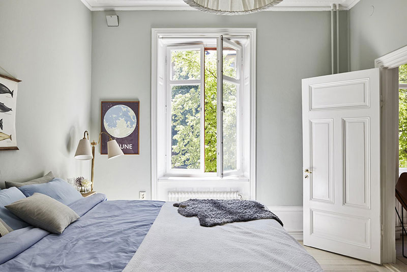 自然光打造舒适瑞典小公寓-8