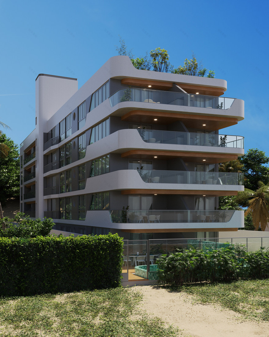 建筑海滩效果图-13