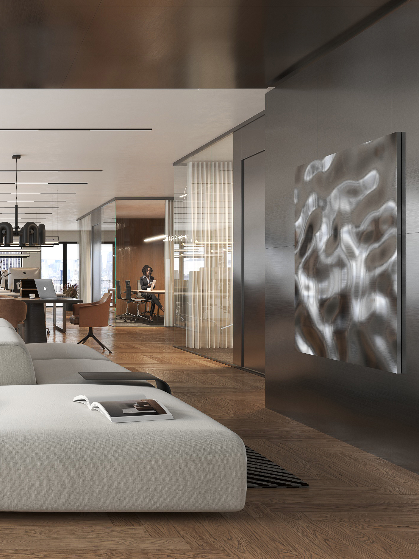 纽约开放式办公空间丨美国纽约丨Olha Shatkovska-10