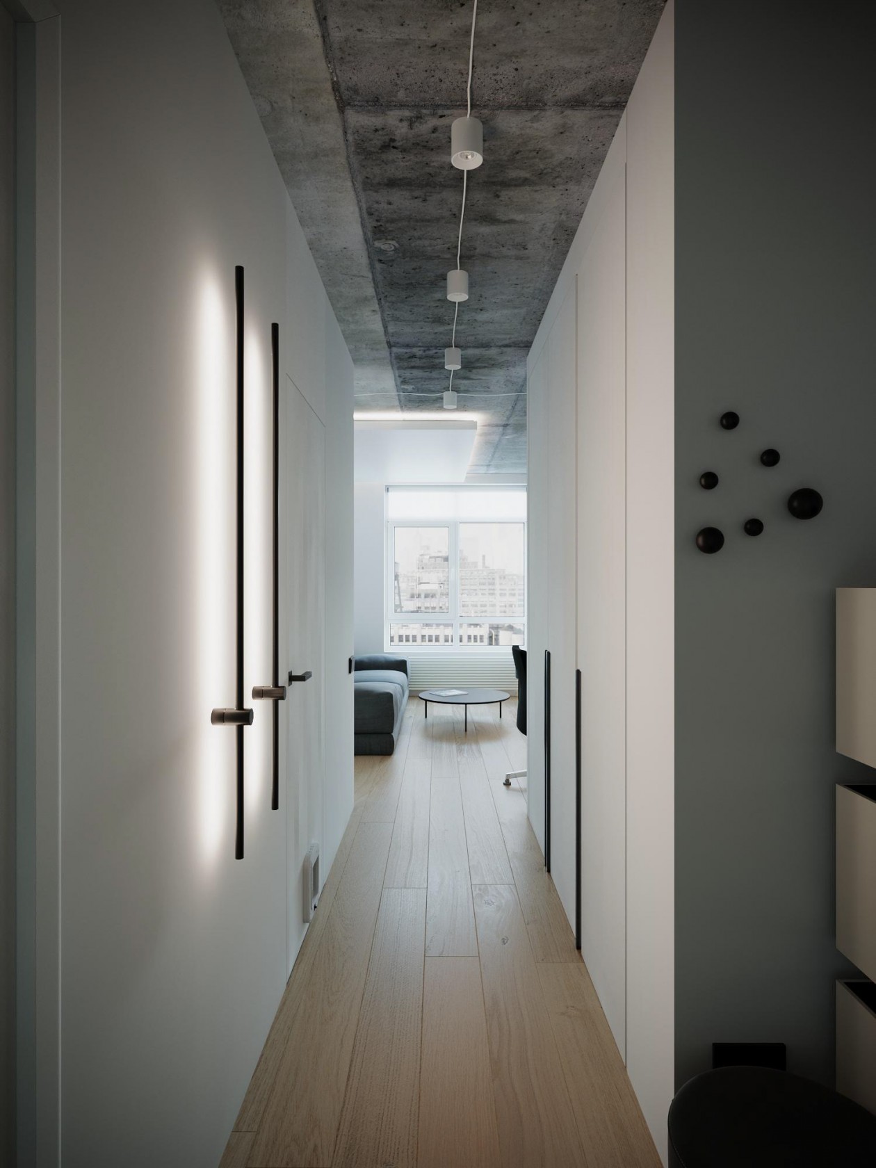 乌克兰基辅 59㎡极简风公寓-12