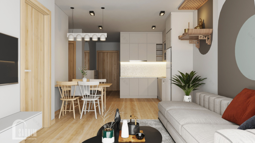 Vinhomes Ocean Park 公寓设计丨越南河内丨Sao Kim 室内设计公司-9