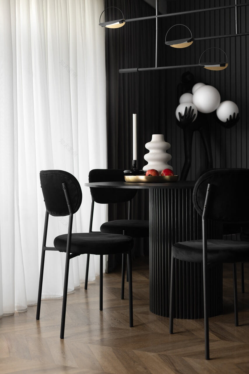 90平华沙阁楼风住宅设计丨波兰华沙丨Tatsiana Siamashka – ART and DESIGN-33