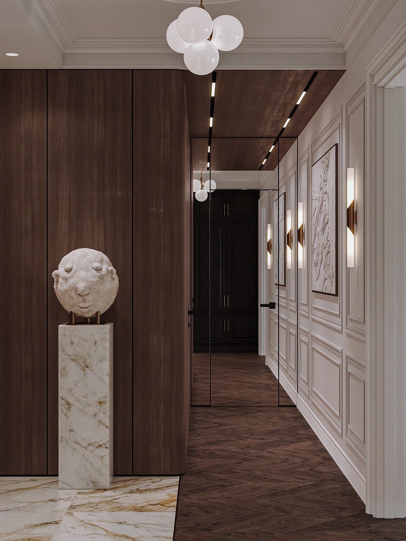 保加利亚 90 平欧式空间设计-4