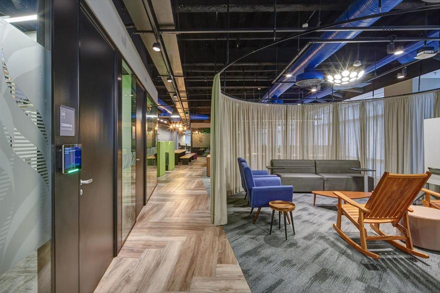 Unilever Brasil 办公室 | 现代木质设计,打造高效办公空间-12