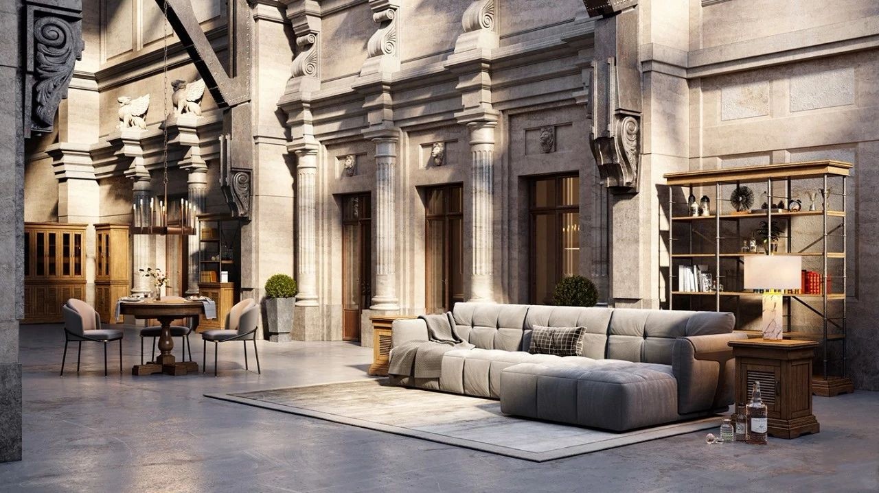 看看这工业风LOFT的效果图丨别拿照片骗我-25