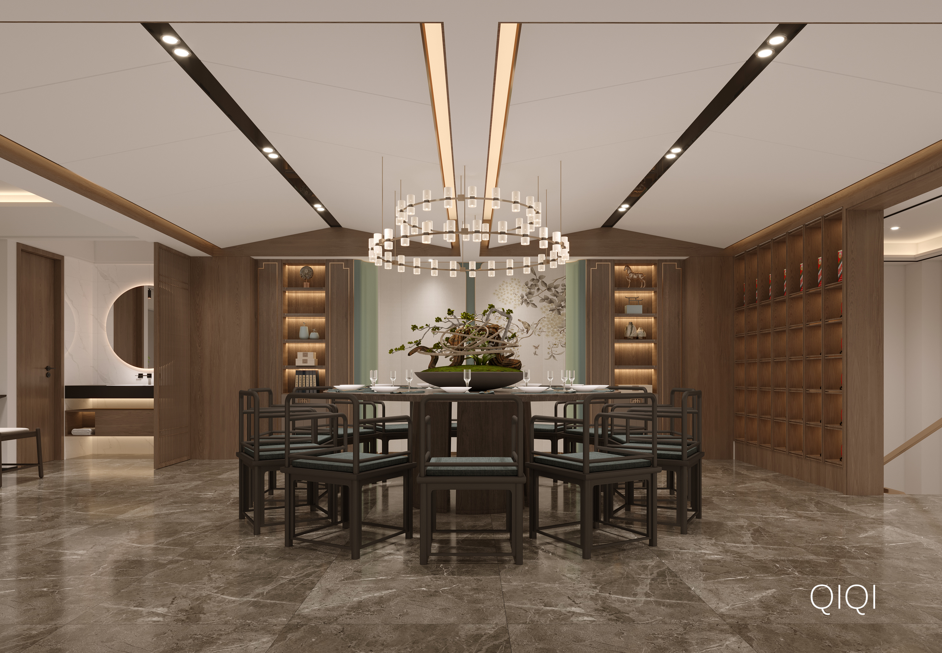 工装 | 茶室会所设计案例-8