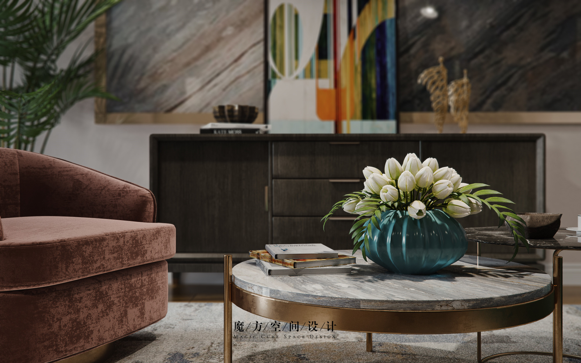 魔方空间设计 | 大连普罗旺斯别墅的魔幻之旅-16