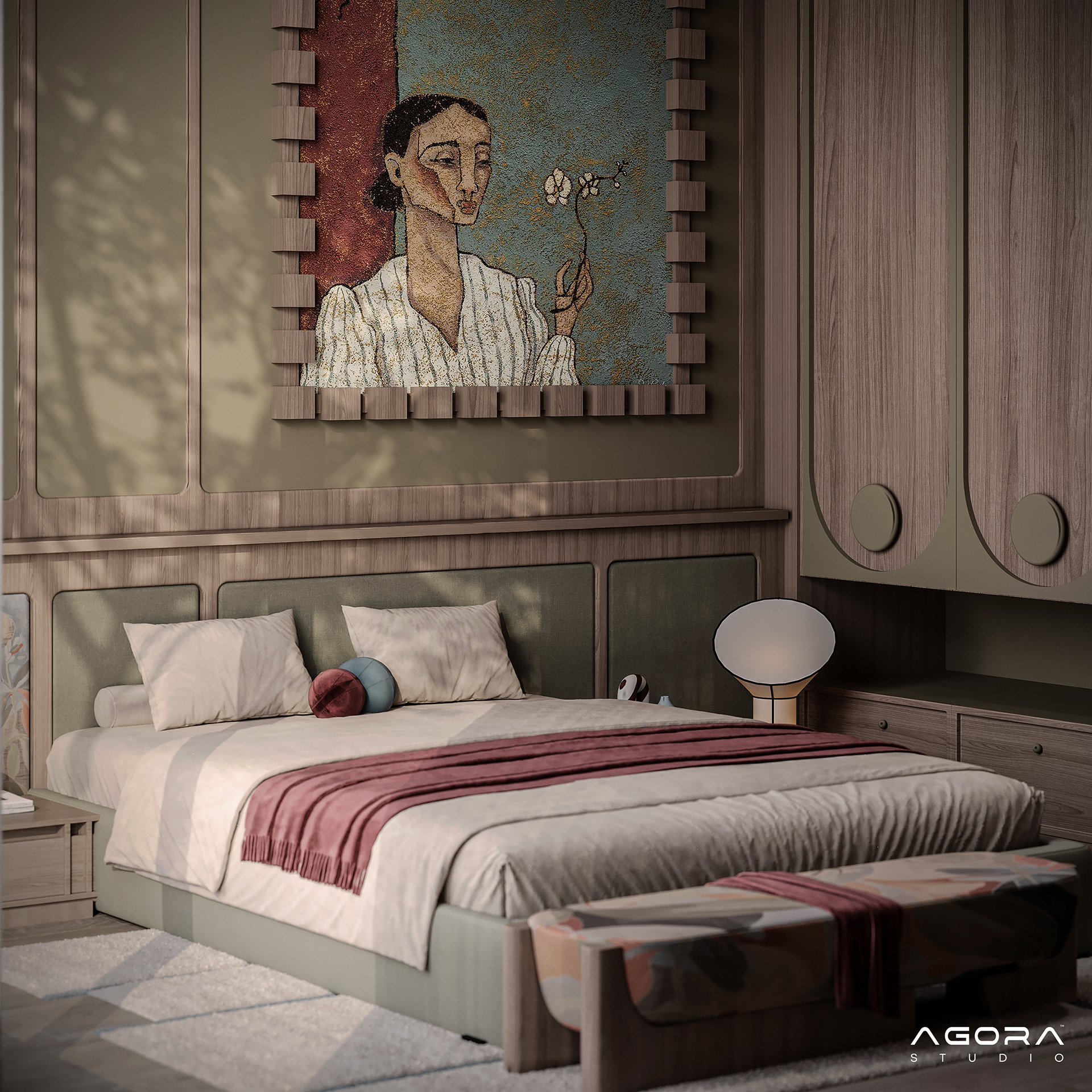 Artistic & Sophisticated 卧室-2